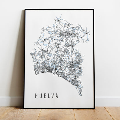 Mapa Huelva provincia