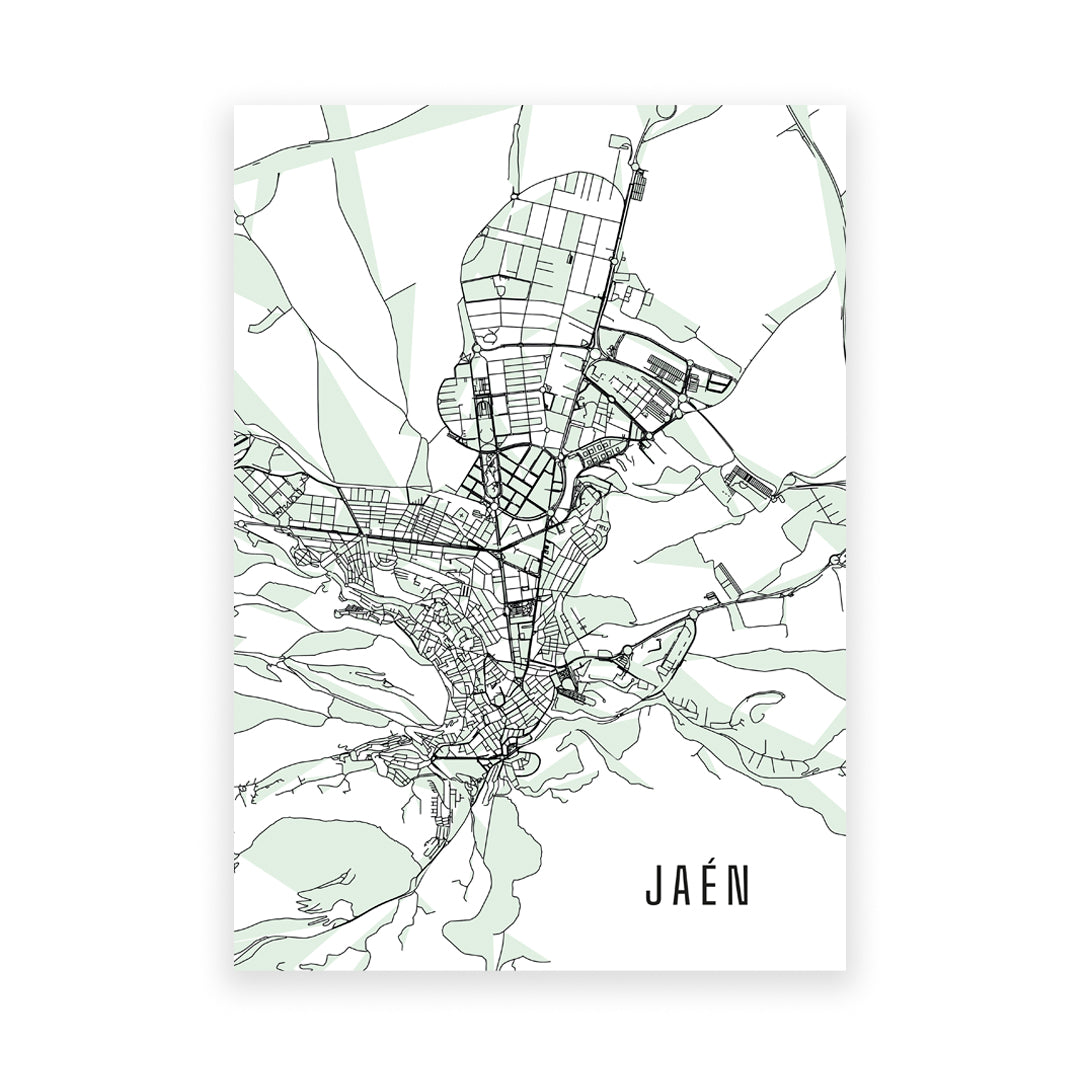 Mapa Jaén capital