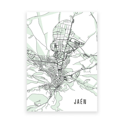 Mapa Jaén capital