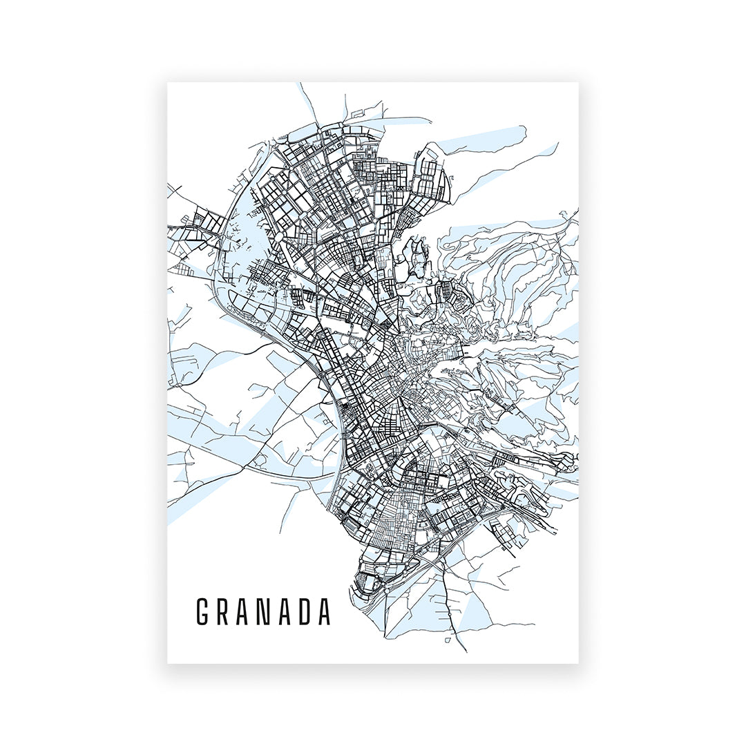 Mapa Granada capital