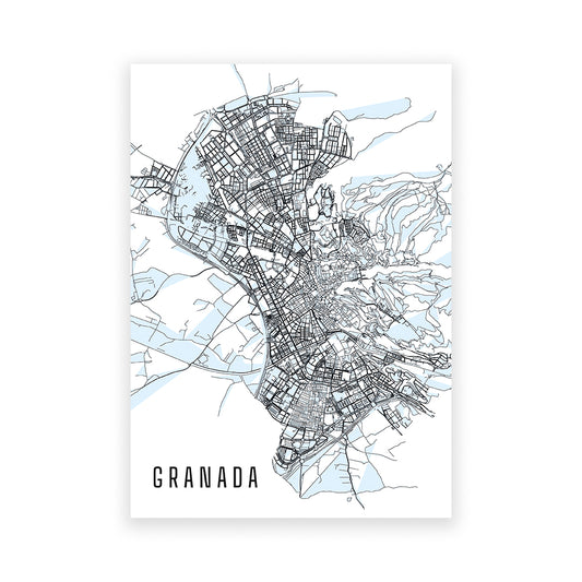 Mapa Granada capital