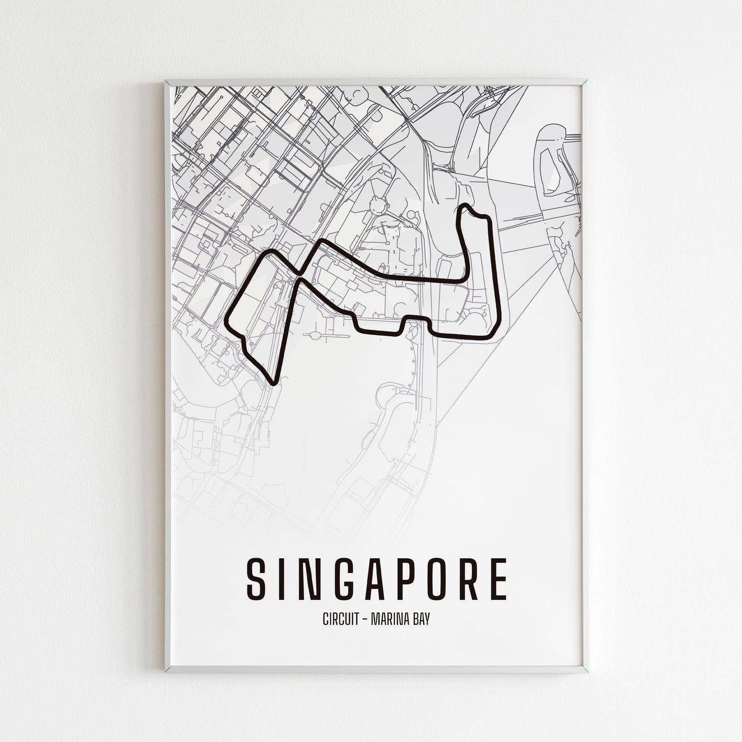 Circuito Singapur. Circuit Singapore.