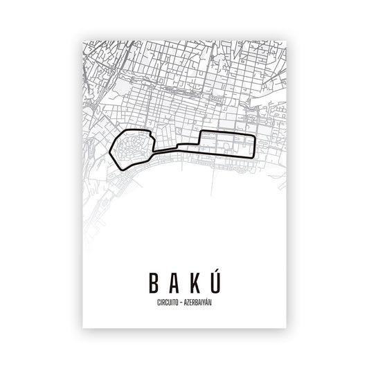 Circuito Bakú. Circuit Baku. - ANABEL GONZÁLEZ ESTUDIO