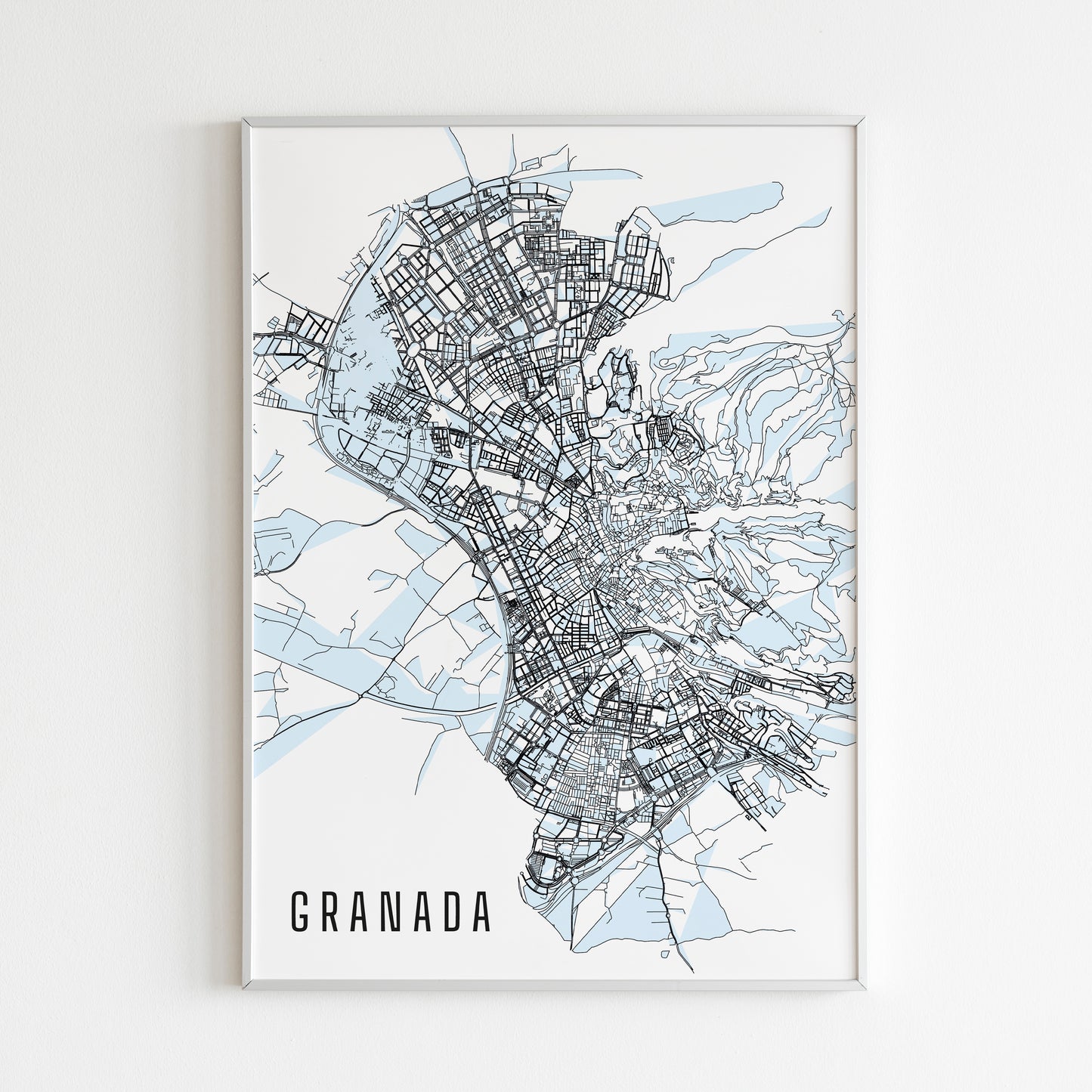 Mapa Granada capital