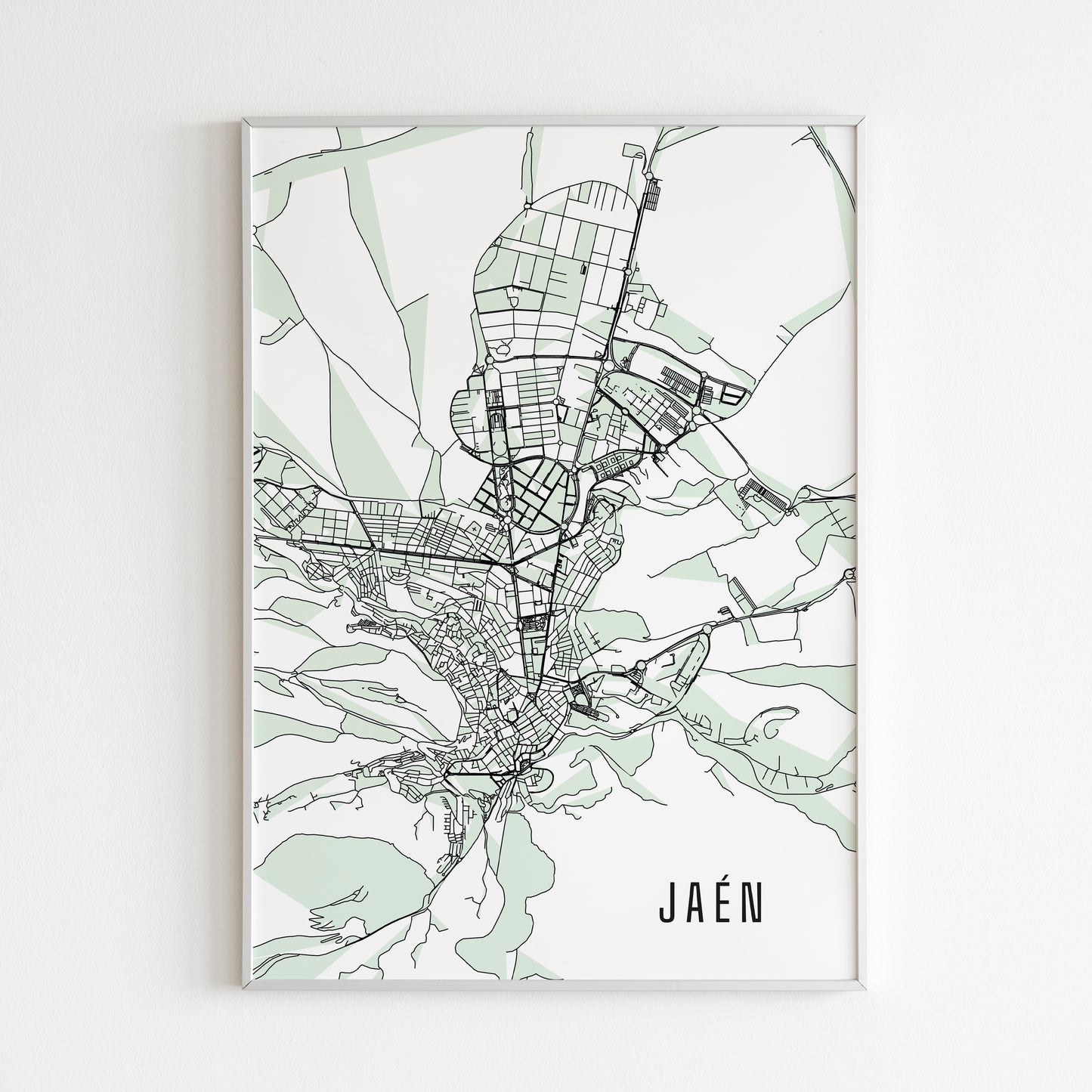 Mapa Jaén capital