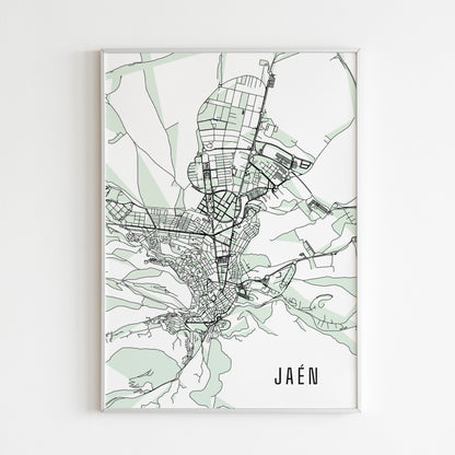 Mapa Jaén capital