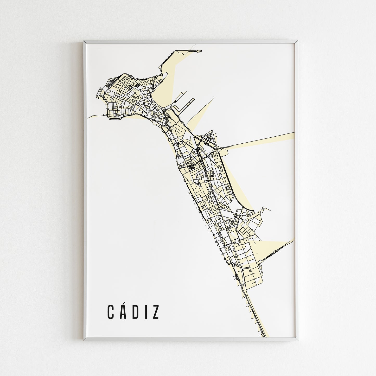 Mapa Cádiz capital