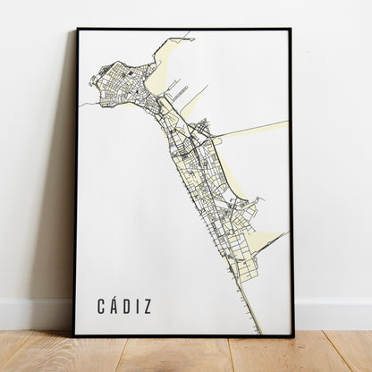 Mapa Cádiz capital