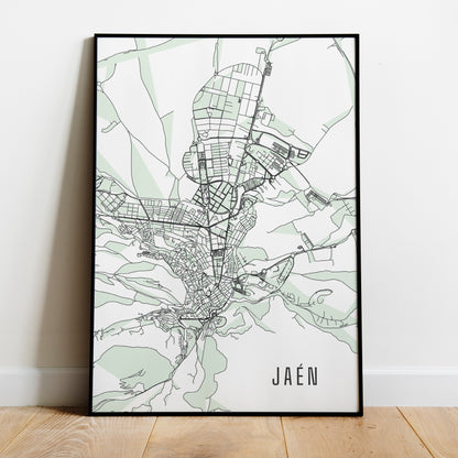 Mapa Jaén capital