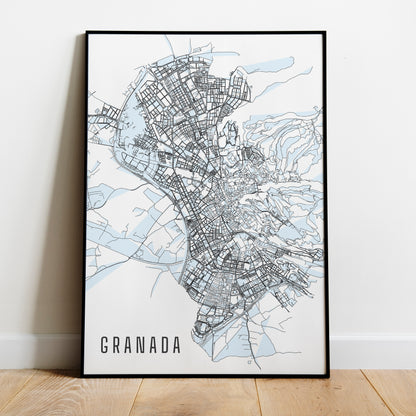 Mapa Granada capital