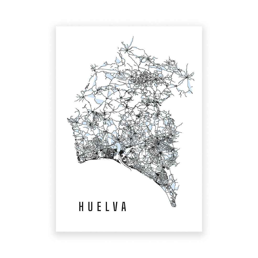 Mapa Huelva provincia