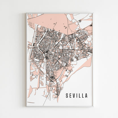 Mapa Sevilla capital